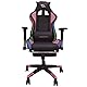 Powergaming Stühle der Marke Modell LED RGB V2 Rosa mit Fußstütze