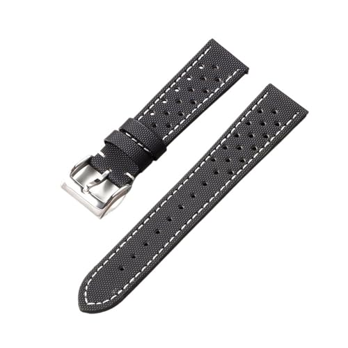 LYBELIRH O[hiCvohXgbv 18mm 20mm 22mm ZCR[Ή IXΉ IKΉ NCbN[X _CrO huXbg(Black white,20mm)