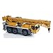 wheelfun Eyewhale 1/14 All Terrain Remote Control Hydraulic Mobile Crane Truck D1050 Ready to Run Flysky PL18EV Sound Light System Hobby Grade Model for Ages 14+(Yellow)