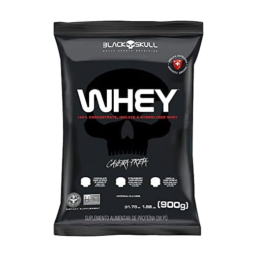 Refil Whey Chocolate 900G, Black Skull