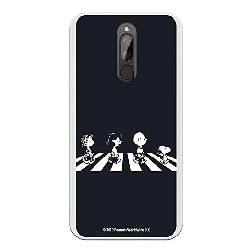 Funda para Xiaomi Redmi 8 Oficial de Snoopy Personajes Beatles para Proteger tu móvil. Carcasa para Xiaomi de Silicona Flexible con Licencia Oficial de Peanuts.