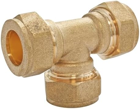 Coude laiton égal bague laiton à compression - Tube cuivre 18 | Bricomarché