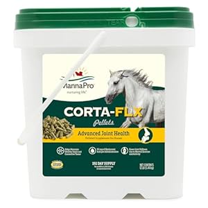 Manna Pro Corta-FLX Equine Joint Supplement | Horse Supplement for Healthy Joints | Quick & Effective Nourishment to Joints formulated with Vitamins and Minerals | 12 LB Pellet