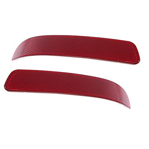 Image of X AUTOHAUX 1 Pair Car Rear Bumper Reflector Strip Cover Left Right Side 63217158949 63217158950 for BMW X5 2007-2013
