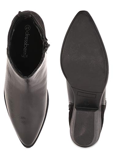 Image of Bruno Manetti Women's Zip Closure Cuban Heel Boots