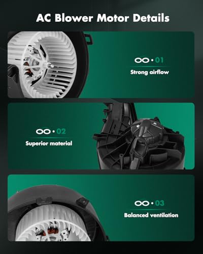 Image of SCITOO HVAC Heater Blower Motor 12799558 for Saab for 9-3 2003-2011 /For 9-3X 2010-2011