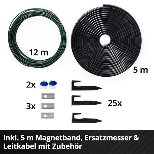 Einhell Mähroboter FREELEXO CAM 500 Power X-Change (18V, Kamera ersetzt Begrenzungsdraht, für 500 m², Brushless, bis 25% Steigung, Schnittbreite 18 cm, inkl. 3,0 Ah Akku, 5 m Magnetband) - 1