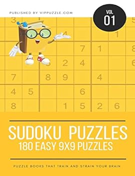 Paperback Sudoku Puzzles - 180 Easy 9x9 Puzzles Book