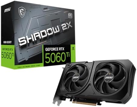 PLACA DE VIDEO NV RTX5060TI 8GB GDDR7 128BITS VENTUS 2X OC PLUS M...