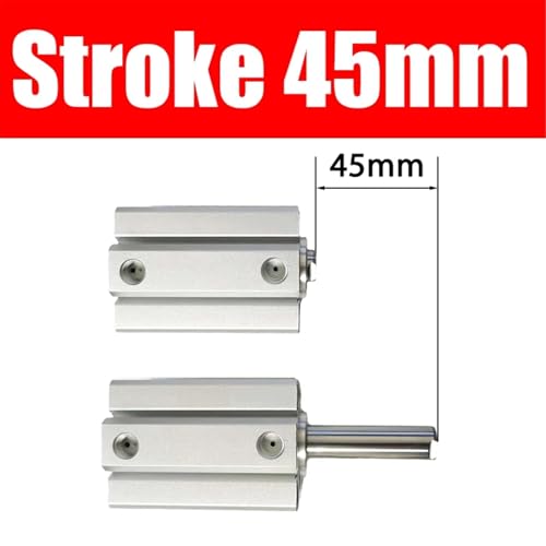 Cilindro neumático compacto SDA16 de aluminio premium con diámetro de 16mm 3