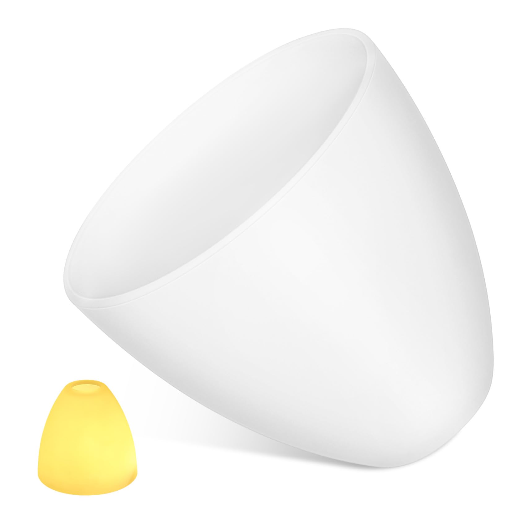 Milchglas Lampenschirm E27 Weiß Lampenabdeckung Lichtschirm Für Zuhause Ersatz Glas Für Hängelampe Modernes Design Wohnräume