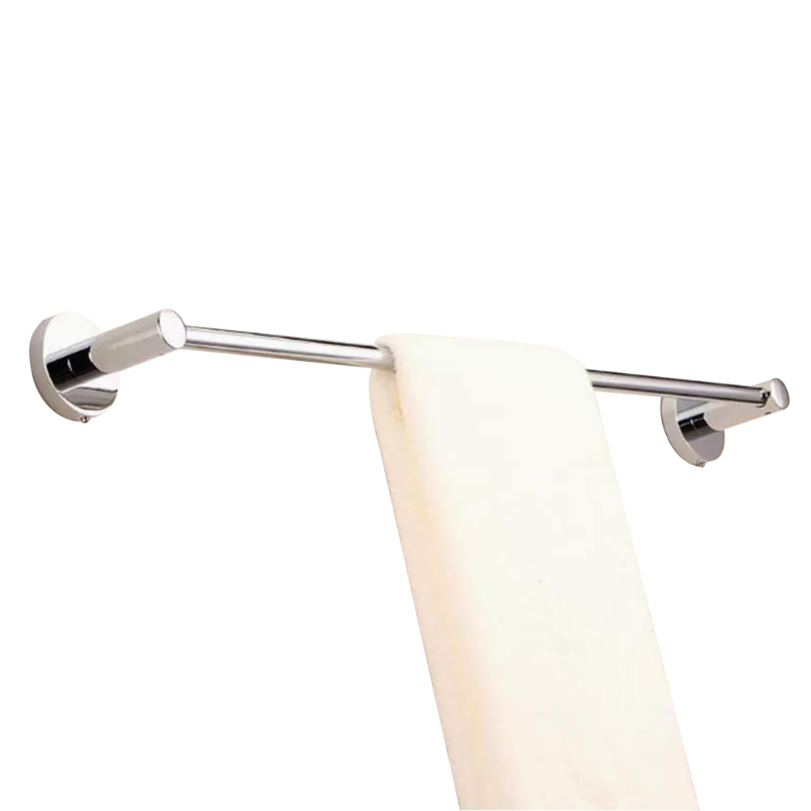 Barre porte-serviettes en acier inoxydable 50 cm support mural inox salle de bain
