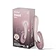 Satisfyer Heat Wave Connect App Rabbit-Vibrator | Bluetooth Bunny Vibrator für Frauen | Mit Wärmefunktion & App-Steuerung | Vibrierende Stimulation | Medizinisches Silikon | 20 cm | Violett