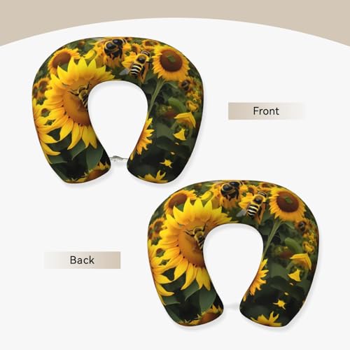 Almohada cervical de espuma viscoelástica negra miniatura 2