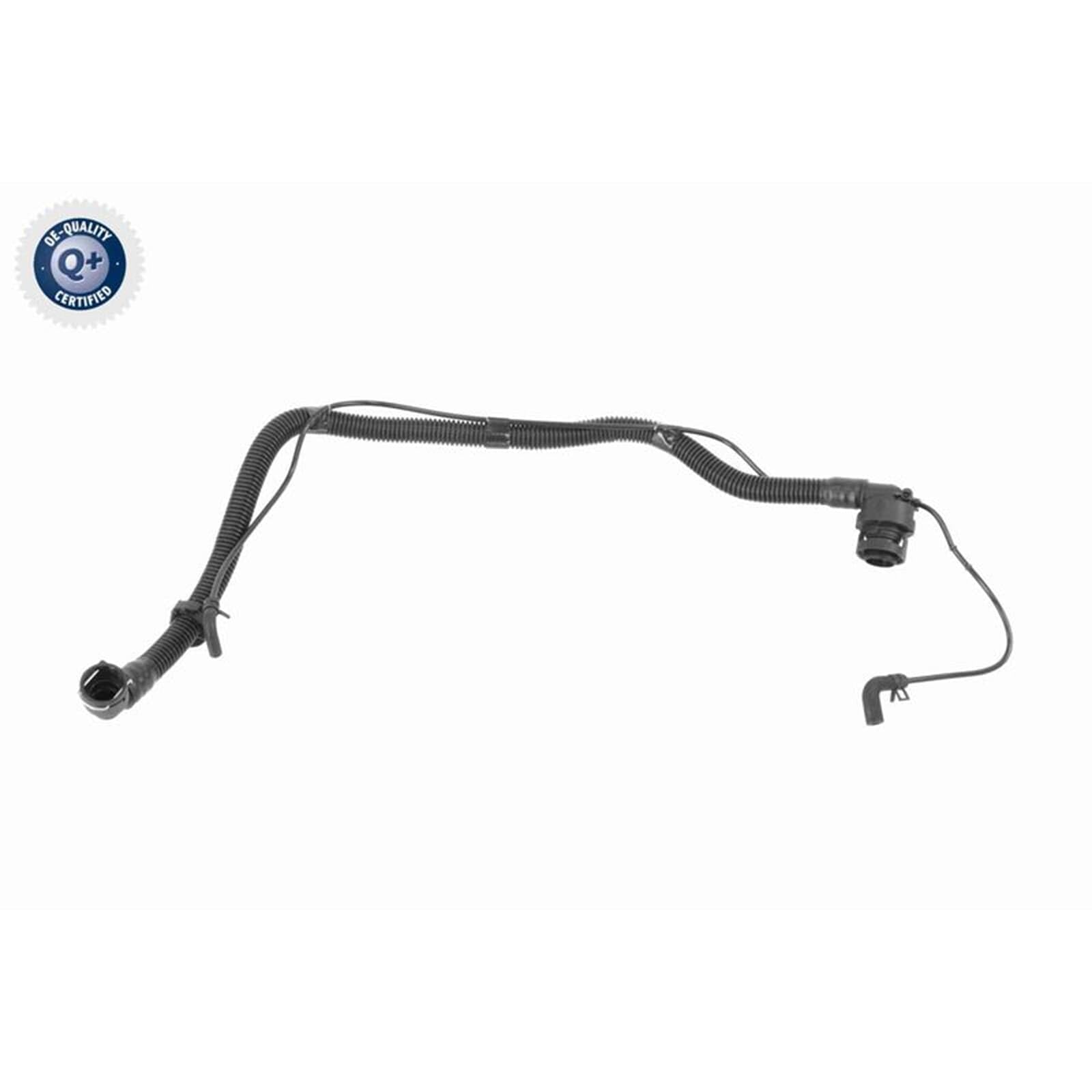 VAICO V40-2287 Tubo flexible ventilación bloque motor negro