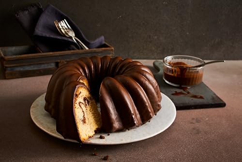 RUF Kuchen-Glasur Kakao im Becher, mikrowellengeeignet, zum Glasieren & Dekorieren von Kuchen, Torten, Muffins & Gebäck, glutenfrei, 1 x 500g (Packung mit 2)