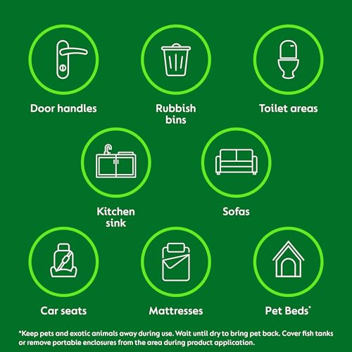 Dettol, Antibacterial All In One Disinfectant Spray, Crisp Linen, 1.8L (300ml x 6pck) Household Sanitiser, Hard Surfaces, Upholstery, No Wiping Required, Kills 99.9 Percent of Germs - Image 6