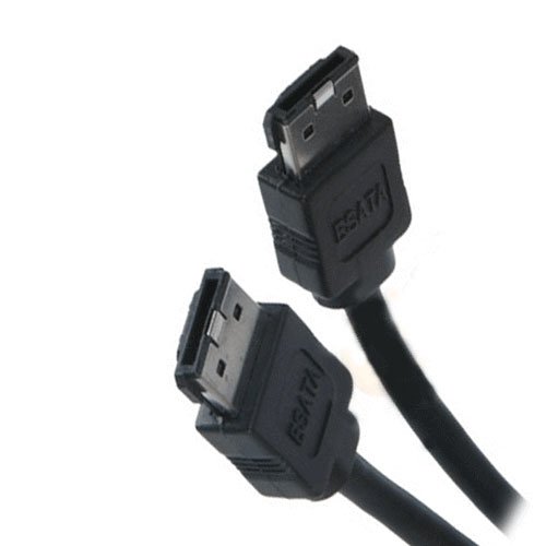 Cable Premium Externo E-SATA II 6ft Negro