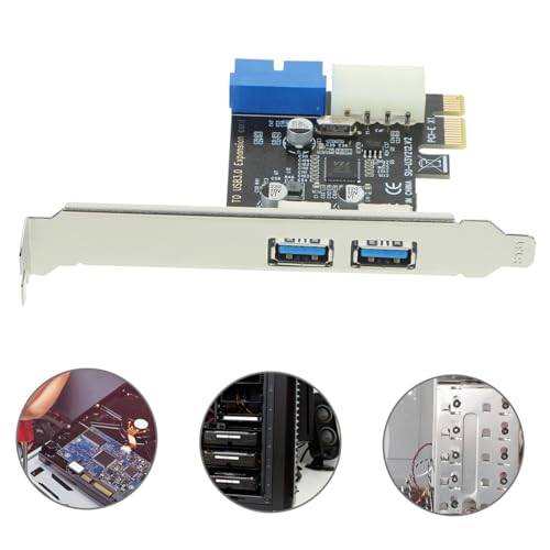 Carte extension USB PCI-E double port Operitacx pour PC fixe - 4