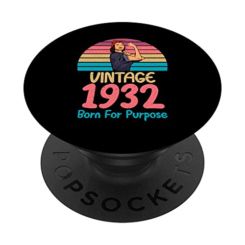 1932 90 cumpleaños 90 años PopSockets PopGrip Intercambiable