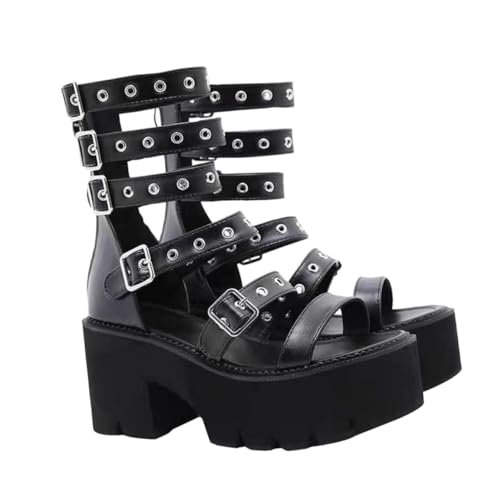 Sandales à talons épais antidérapantes pour marcher sans fatigue