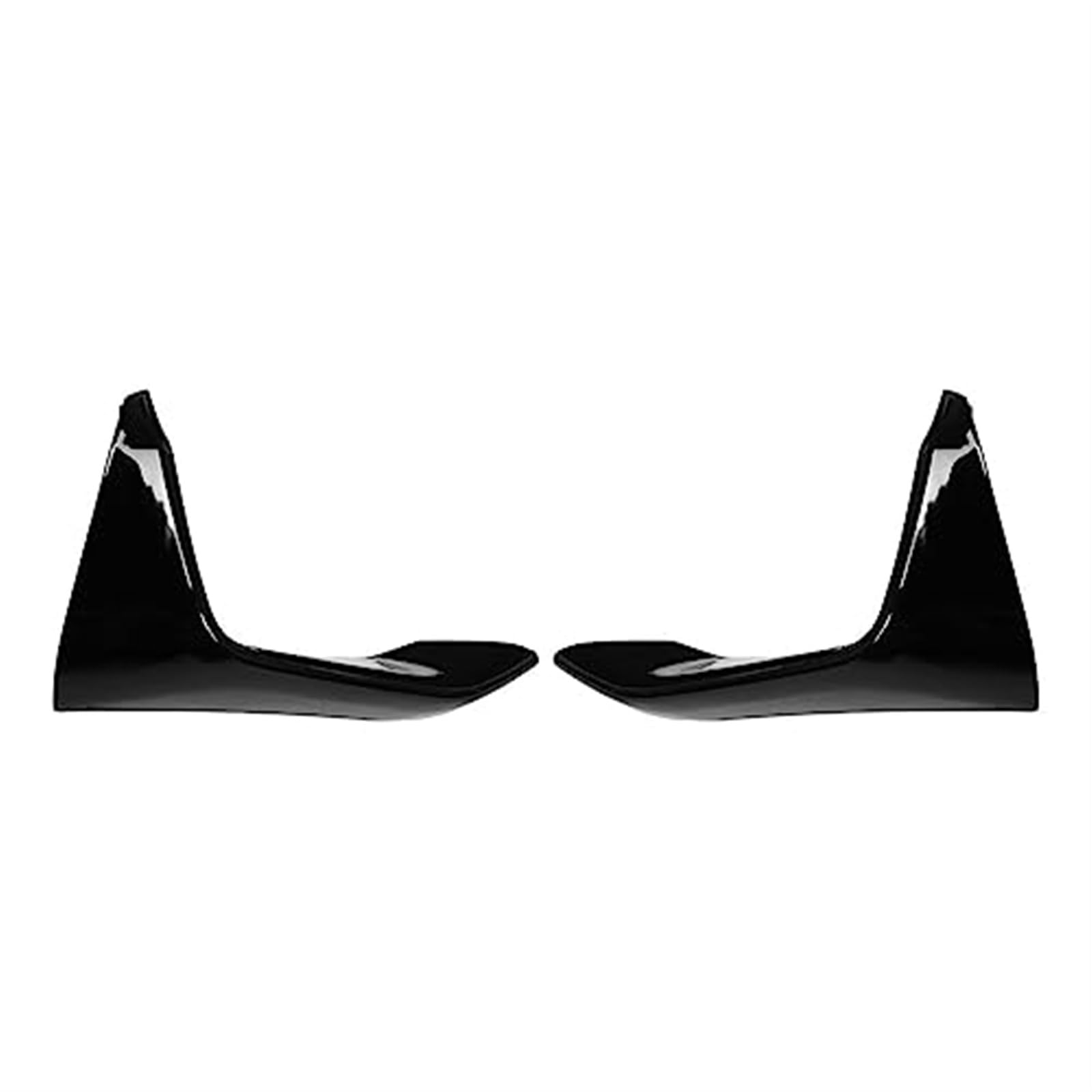 Para przedniego zderzaka samochodu Splitter dyfuzor Body Kit, dla, F80 M3 F82 F83 M4 2014-2020 Spoiler fartuchy osłona zabezpieczająca przednie spoilery Przedni spoiler(BLACK Glossy Black)