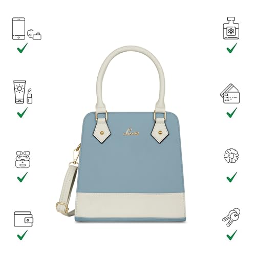 Image of Lavie Women's Pastel Roxie Small Satchel Bag | Satchel Handbag for Work | Ladies purse | Stylish Shoulder Bag | Gift for Women