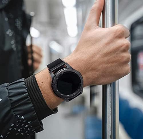 Samsung Galaxy Compatible 20mm Stretchy Nylon Loop Band - 45mm, 44mm, 41mm, 44mm, 42mm Watch Bands, Support Galaxy Watch 5 Pro/5/Active2/3/4 Class - Image 6