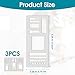 Flexible Record Template for Journaling, DIY Crafts, 3 Pack Journaling Planner Stencil Set for Bullet, Bookmark, Planning, Banners, Lines, Lists, Planner Stamps, Habit Tracker