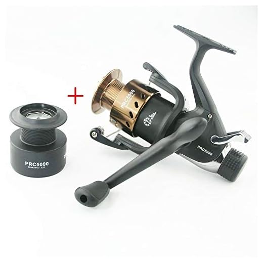 WEIER Carp Fishing Reel with Double Drag Baitrunner System 7+1BB Spinning Reel PRC4000