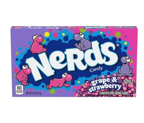 Nerds Theater Box, Grape & Strawberry, 5 oz