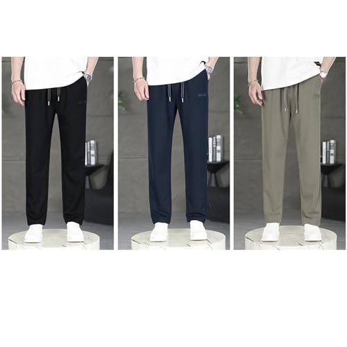 Pull On Waffle Stretch Casual Pants, Lacyaura Pants Men, Aerostrides Soft Ultra Stretch Breathable Casual for Work Travel2