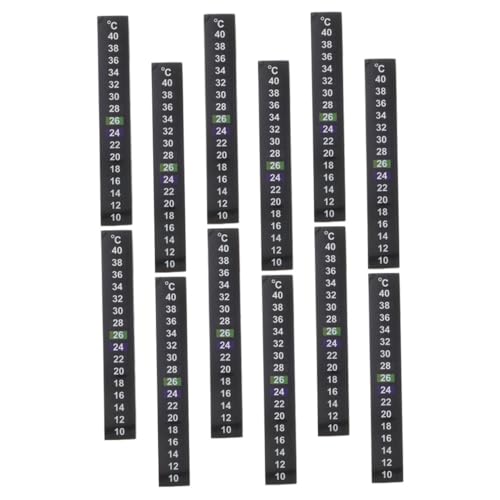 Thermomètre digital adhésif pour aquarium : finies les ventouses qui glissent ! Lot de 12