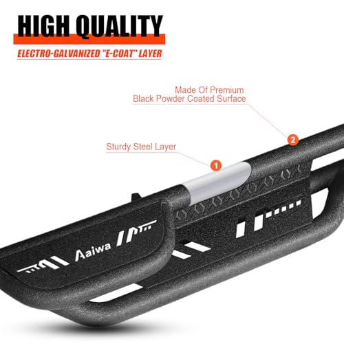 Estribos laterales para F150 y F250 F350 2015-2026 carbon steel miniatura 5