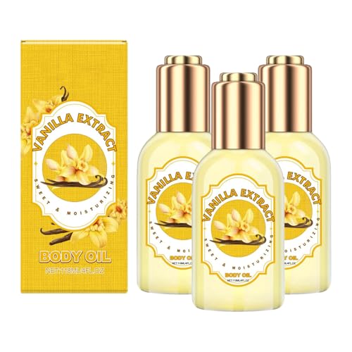 Image of Vanilla Body Lotion, Vanilla Moisturiser for Women, Moisturizing Vanillas Body Oil, Repairs Nourishing Dry Rough And Sensitive, Suitable for All Skin Types (3)