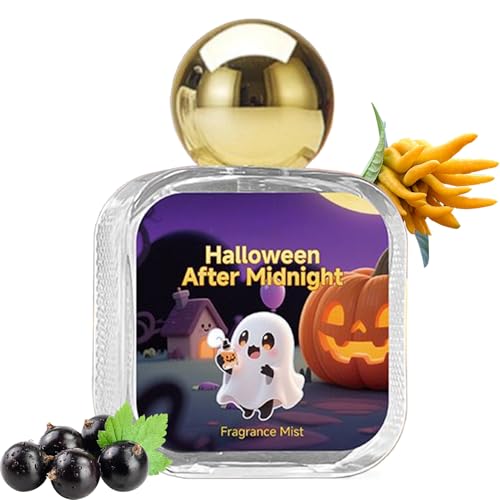 Perfume de Halloween 50 ml para hombres y mujeres | Fragancia larga para jóvenes | Elegante Eau de con intensivo | Elegante Perfume de damas para caballeros para la oficina cotidiana de l