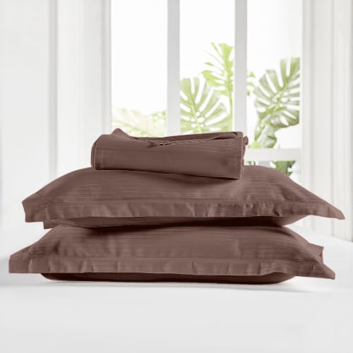 Image of myTrident Bedsheet for Double Bed King Size | 108 inch x 108 inch | Biscotti