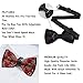 WUXEKZO Mens Boys Fashion Chinese Dragon Music Note Art Pre-Tied Bow Tie, Adjustable Neck Band Creative Bow Ties for Party, Banquet, Graduation