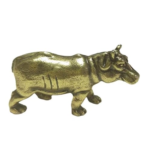Estatua de Hipopótamo de Latón para Decoración