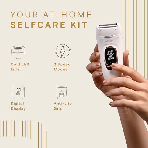 Image of Winston 8 in 1 Ultimate Grooming & Self Care Kit for Women with Callus Remover, Epilator, Shaver, Trimmer, Cleaning Brush, Massager Rechargeable Grooming Kit for All Skin Types