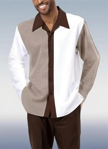 TIFIYA Men's Fashion Walking Suits 2 Piece Clothing Dressy Outfits Formal Night Leisure Suitmens S-5XL2