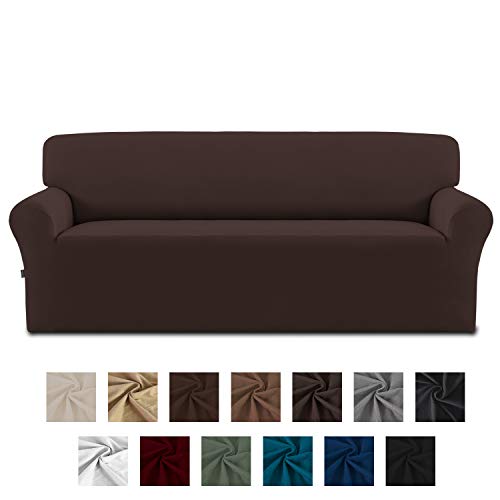Easy-Going Fleece Stretch Sofa Slipcover – Spandex Anti-Slip Soft Couch Sofa Cover, Washable
