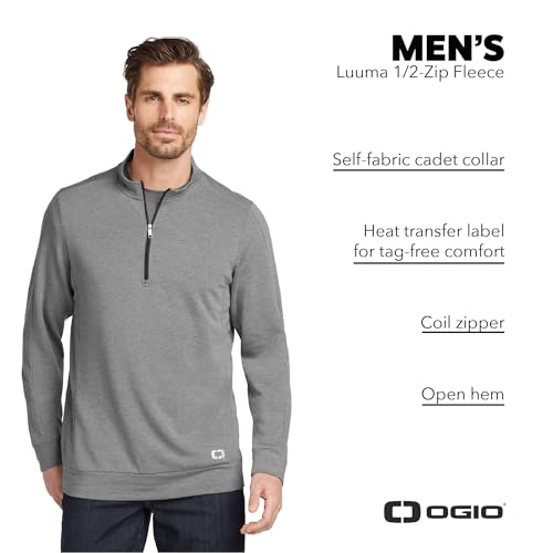 OGIO Unisex Luuma Half Zip Fleece | Athletic Long Sleeve Top for Men & Women, Zippered Sweater for Casual Wear & Workouts4