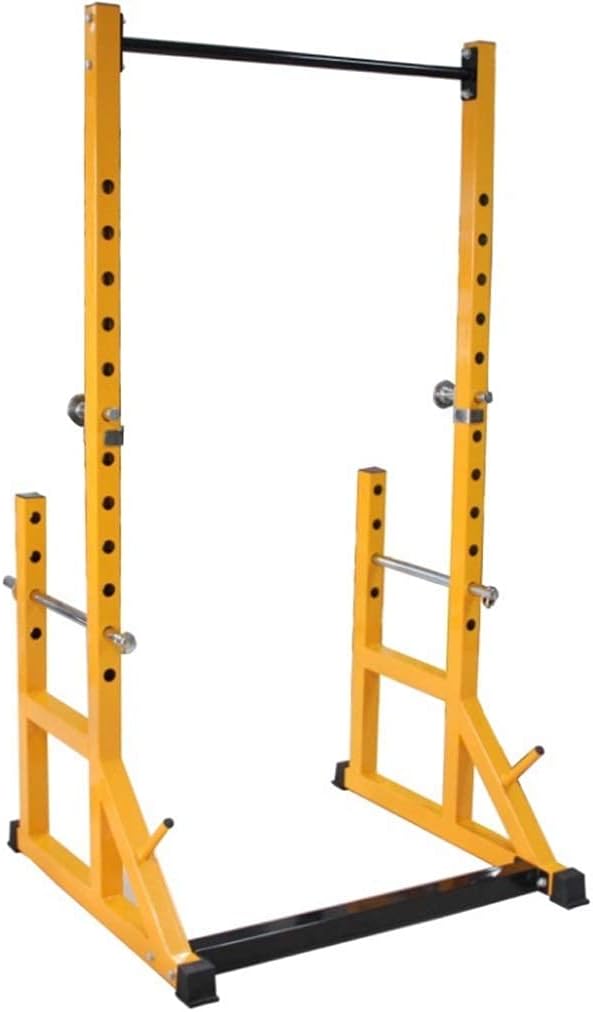 Squat Barbell Free Bench Press Stands Home Gym Weight Bench Half Frame Squat Barbell Rack Indoor Fitness Pull Up Weightlifting Bed Bench Press Frame Barbell Lifting Bench