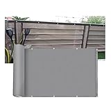 Einfach zu installieren: Wird mit Kabelbindern geliefert und lässt sich leicht am Bildschirmrahmen, Zaun oder Tor befestigen. Am Zaun sind Kupferlöcher angebracht, die viel stärker und haltbarer als Aluminium sind.