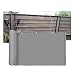 Produktbild YJFENG Balkon Privatsphäre Bildschirm, Windschutz Netz Zaun Dekorationen, HDPE Startseite Panels Mit Kabelbindern, Sonnenschirm Privatsphäre Schutz Für Deck Garten (Color : Gray, Size : 1.2x14m)