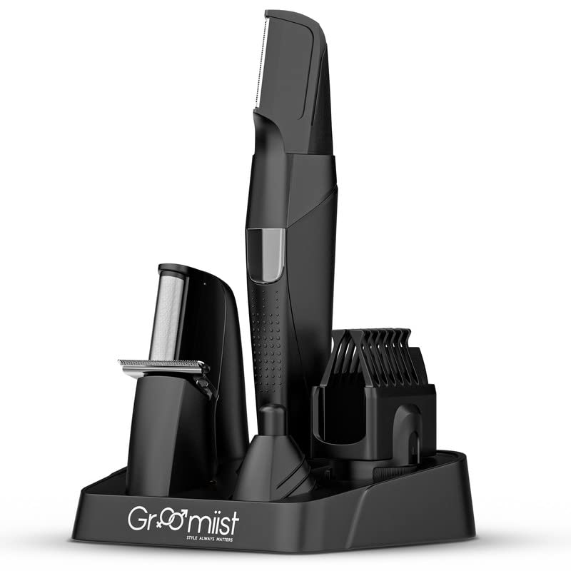 Groomiist Grooming kit Cordless 4 in 1 Trimmer & Shaver for men | Digital Display | Cordless Operation, IPX6 Waterproof, Travel Lock Function | 60 min using time | Trimmer stand | Charging Indicator | shaver | nose-ear hair trimmer | beard trimmer |  (B082HPXRPB) Amazon Price History, Amazon Price Tracker
