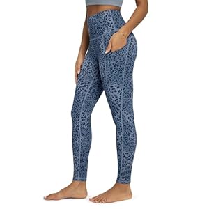 ODODOS Women’s High Waisted Yoga Leggings with Pockets, Tummy Control Non See Through Workout Athletic Running Yoga Pants
