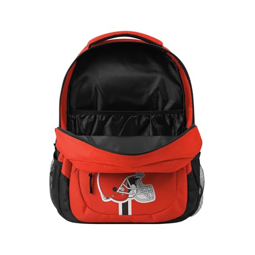 Image of FOCO Cleveland Browns NFL Alternate Color Action Backpack - Orange