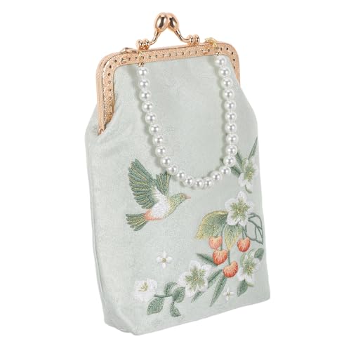 Pochette à motif floral en brocart rétro, le cadeau chic idéal